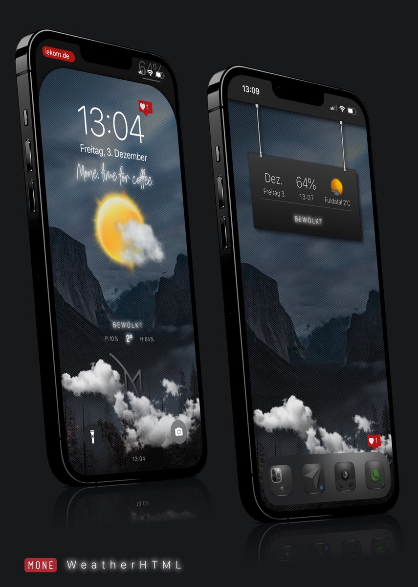 kleinmone's tweet image. Today&apos;s setup ☀️

@Attairdu57slm @thewaytozion 
#nojailbreak #iNNOVATION #WeatherHTML
@screenshot_pro