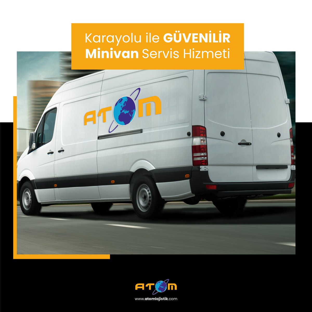 atomlojistik's tweet photo. Atom Lojistik, yüklerin en kısa sürede ulaştırılmasına büyük önem vermektedir.
Bu sebeple güçlü, hızlı, hava yolu taşımacılığı hizmetlerine alternatif olarak karayolu ile minivan servis hizmeti sunmaktadır. #roadtransport https://t.co/mNreZeUMRN
