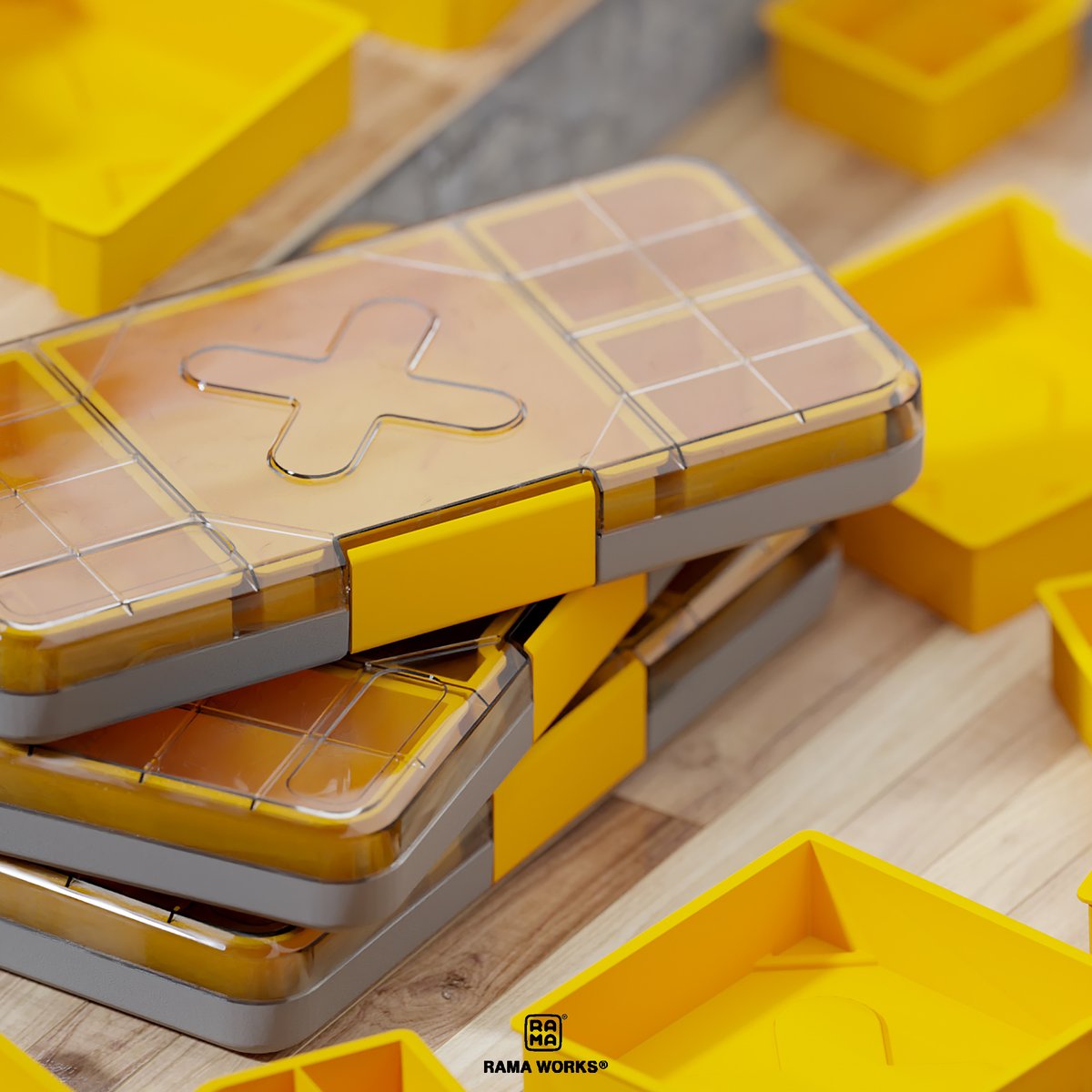 CASE + TUBS storage solution - Available until the 10th along with the latest CAPS! 💛🤍