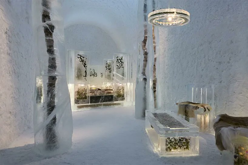 bernadotte/kylberg's suite design at icehotel 365 alludes to midsummer in sweden
designboom.com/design/bernado…