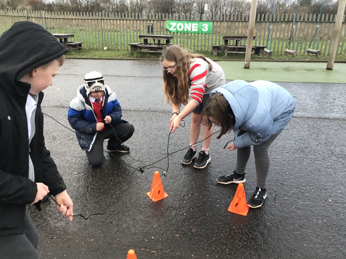AitkenheadS's tweet image. Primary 5/6 had a great morning developing their teamwork skills through a series of different tasks. The maze game and the group grab were a definite favourite. Well done primary 5/6, great effort #Teamwork #Commandtasks