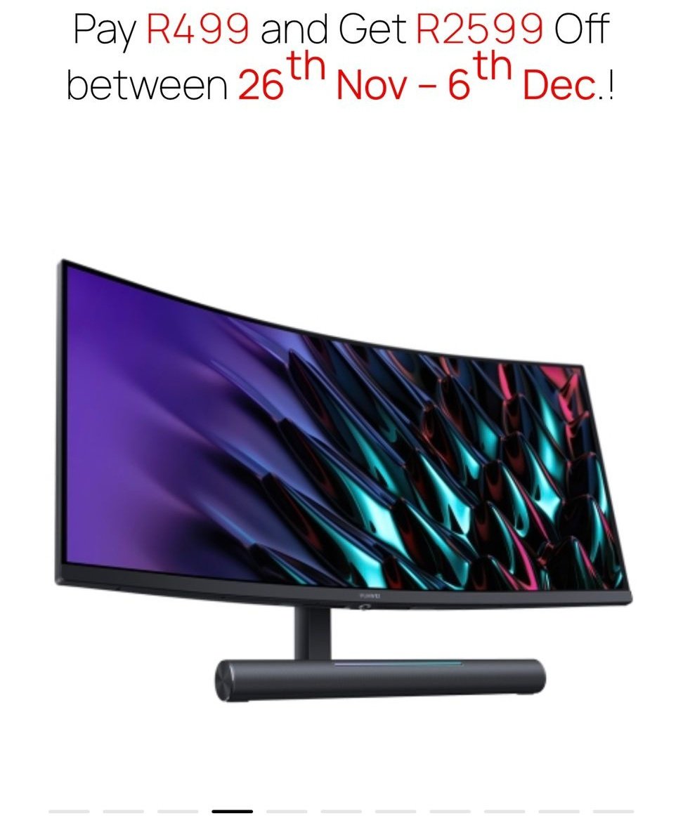 MissLesegoS's tweet photo. #AD
You can pre-order the @HuaweiZA Mate GT now for R13 999 pay R499 now and get R2599 off. ๐ฅ๏ธ
Here is the pre-order link ๐ https://t.co/SoluQZSpX5
Get cracking. ๐๐พ
#PreOrderHUAWEIMateViewGT https://t.co/UeYOhrwBSK