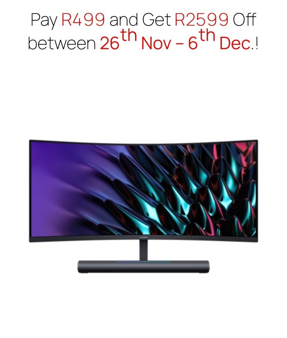 MissLesegoS's tweet photo. #AD
You can pre-order the @HuaweiZA Mate GT now for R13 999 pay R499 now and get R2599 off. ๐ฅ๏ธ
Here is the pre-order link ๐ https://t.co/SoluQZSpX5
Get cracking. ๐๐พ
#PreOrderHUAWEIMateViewGT https://t.co/UeYOhrwBSK