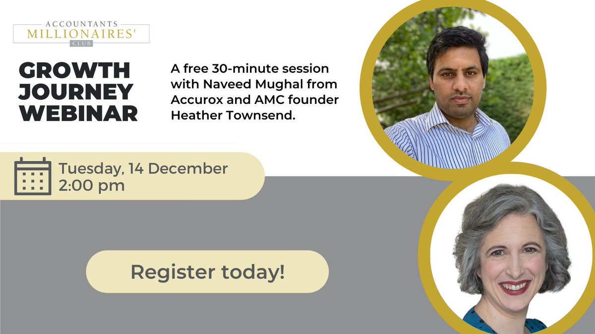 As a coach, I love to hear small business growth stories and this should be a good one. <a href="/HeatherTowns/">Heather Townsend</a> sits down with Naveed Mughal <a href="/AccuroxSupport/">Accurox Limited</a> on 14 Dec. ed.gr/dr7pf