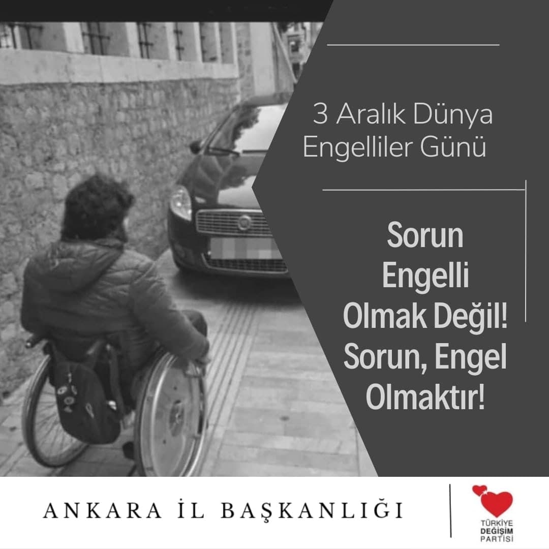 #3aralıkdünyaengellilergünü #3aralıkdünyaengellilerfarkındalıkgünü #EngelOlmaDestekOl