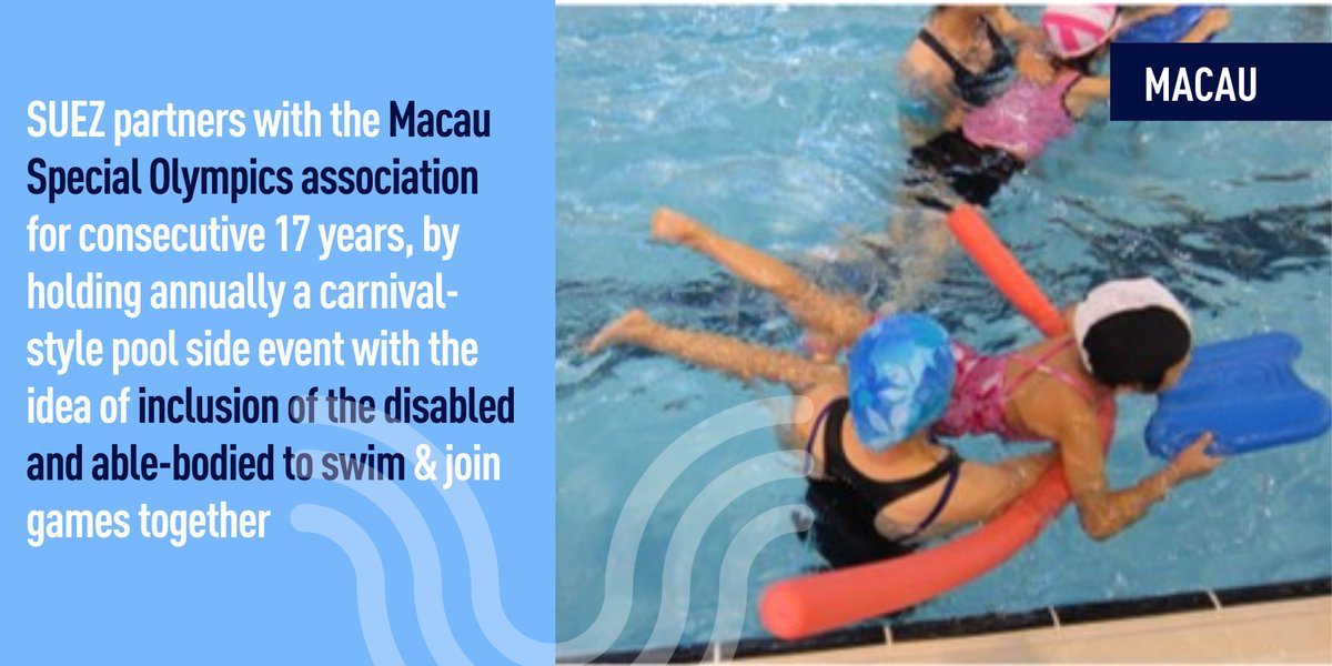 #Inclusion &amp; #diversity is more than a necessity, it’s a strength for society &amp; companies. That is why we are promoting a culture of diversity that ensure inclusive working environment for our employees. Example with a sponsorship we have in Macau #IDPWD2021 #SUEZ4Tomorrow
