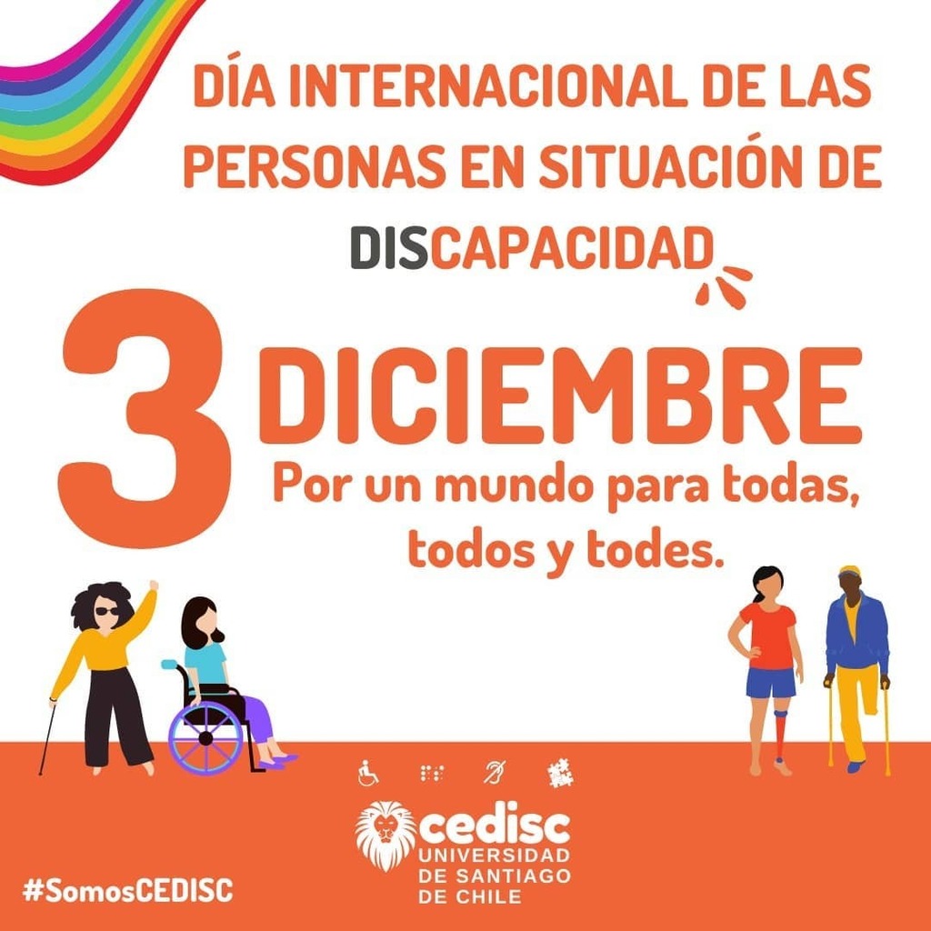 CediscUsach's tweet photo. Hoy es un día muy importante para nosotros, si bien aún queda lucha es un día feliz proque aún podemos seguir luchando por los derechos de todos, todas y todes las personas en situación de DISCAPACIDAD que día a día pese a la adversidad se esfuerzan por … https://t.co/b85RUva7nT https://t.co/jgt8LefaAn