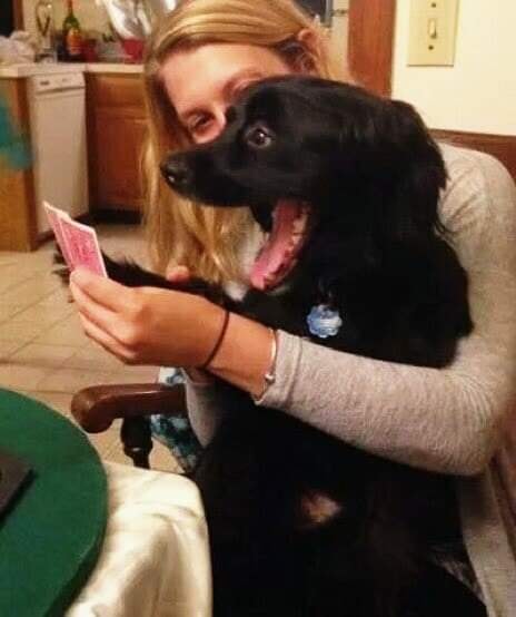 The worst poker face ever.