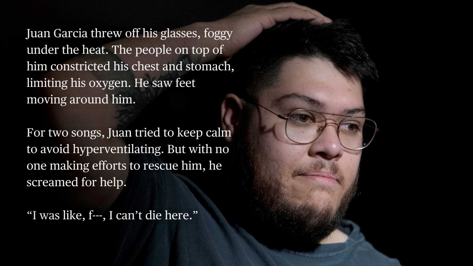 Houston Chronicle on X: "10 SECONDS: Jammed so tightly against people  jumping up and down, Namrata lost contact with the floor. Her sister held  on behind her. 📷@watcharaphotog ➡️https://t.co/MNAYX2fz3Q  https://t.co/elQiYWN7Kk" / X