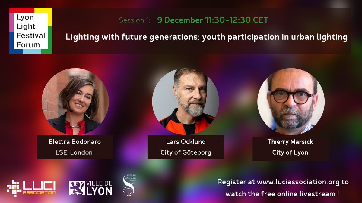 LUCIassociation's tweet photo. How can cities involve children, young people & families in everyday #urbanlighting?
Learn about some playful, creative & participatory approaches in #LLFF2021 session1.
Register to watch online livestream 👇
https://t.co/S0rYyIFN26
#LUCInetwork #playablecity #publicspaces https://t.co/WLcvCGs6Z4