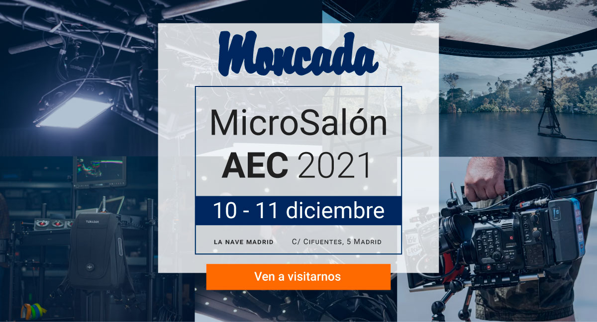 moncadaylorenzo's tweet photo. ¡Nos vemos en #microsalonaec @Cine_AEC !
10 y 11 /12 @lanavemadrid
✅ En nuestro stand contaremos con un set demo #AR @mo_syslab 🔝
✅ Viernes 10, 13h charla con @mimetiksystems"#streamig en rodajes"🎬📽
✅#vermutmoncada sábado 12:00h stand !!🍸
Más info https://t.co/joeKk4CjJH https://t.co/fmOQOgRILF