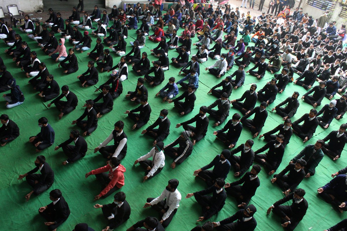 .<a href="/ArtofLiving/">The Art of Living</a>'s Prajna Yoga (Intuition) program started today for 325 specially-abled children at Indore, Madhya Pradesh. The impact of the program left their parents speechless!