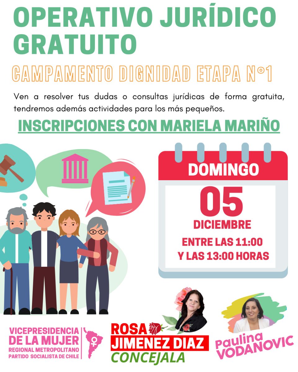 Este domingo 
Campamento dignidad 👌🙋🏻‍♀️💜