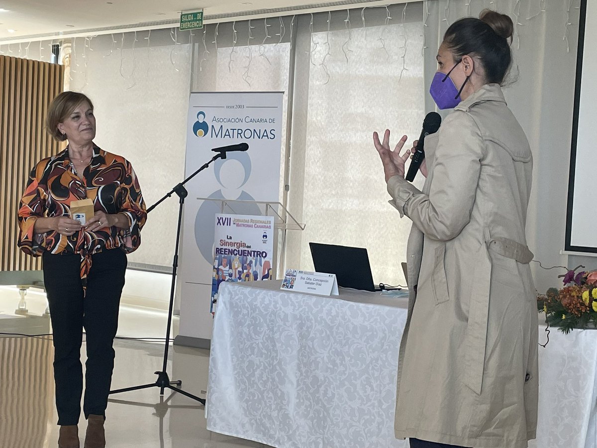 Conchi Sabater, nos ha deleitado con una conferencia inaugural sin precedentes. Gracias Conchi por tanto. <a href="/EnfermeriaCN/">EnfermeriaCanaria</a> <a href="/FAMEmatronas/">FAME</a> <a href="/puertodelacruz/">Puerto de la Cruz</a>