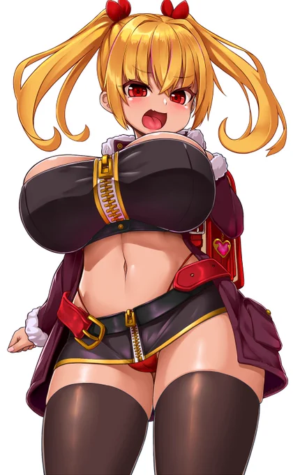 褐色ロリ巨乳冬バージョン!
胸もお腹も足も出てるけど冬の装い(*^_^*)
#オリジナルキャラクター 