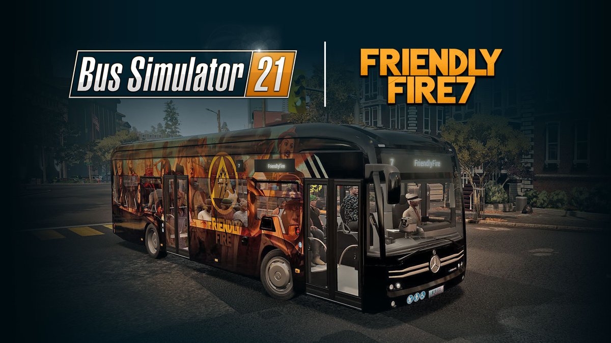 BusSimGame's tweet photo. Morgen findet der jährliche Spendenmarathon @friendlyfireexe statt und wir freuen uns, dieses großartige Charity-Event mit dem #BusSimulator21 unterstützen zu dürfen! #FriendlyFire7

🕒15:00 - 3:00 Uhr (Pre-Show ab 14:00 Uhr!)
🔗https://t.co/8BOWOocl4f https://t.co/3o9Bxx1v6j