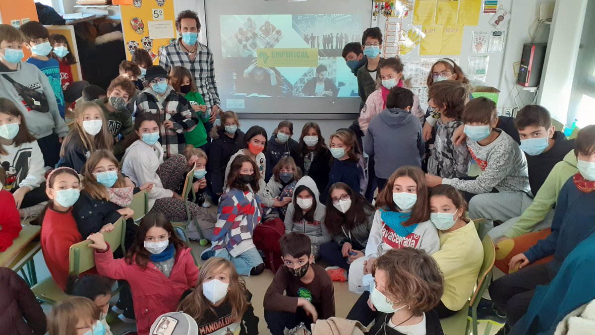 <a href="/EmpiricalEDCTP/">EMPIRICAL Project</a> <a href="/EDCTP/">EDCTP</a> Research must be disseminated to the general public.!!Today we have been sharing our experience with children at Colegio Arcángel in Madrid