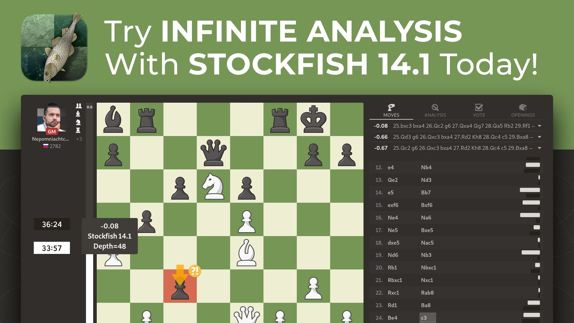 Stockfish 16 is Available on Chessify for Free Chess Analysis