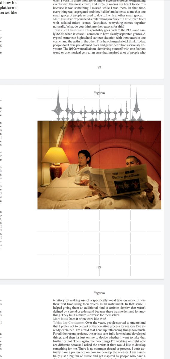 Cover + Yegorka interview for <a href="/zweikommasieben/">zweikommasieben</a> #24 💉🧠
Text by Marc Jauss
Photo by Oskar Pawelko &amp; Hee-Seong Han ⛲
Thanks for having us
                               💧