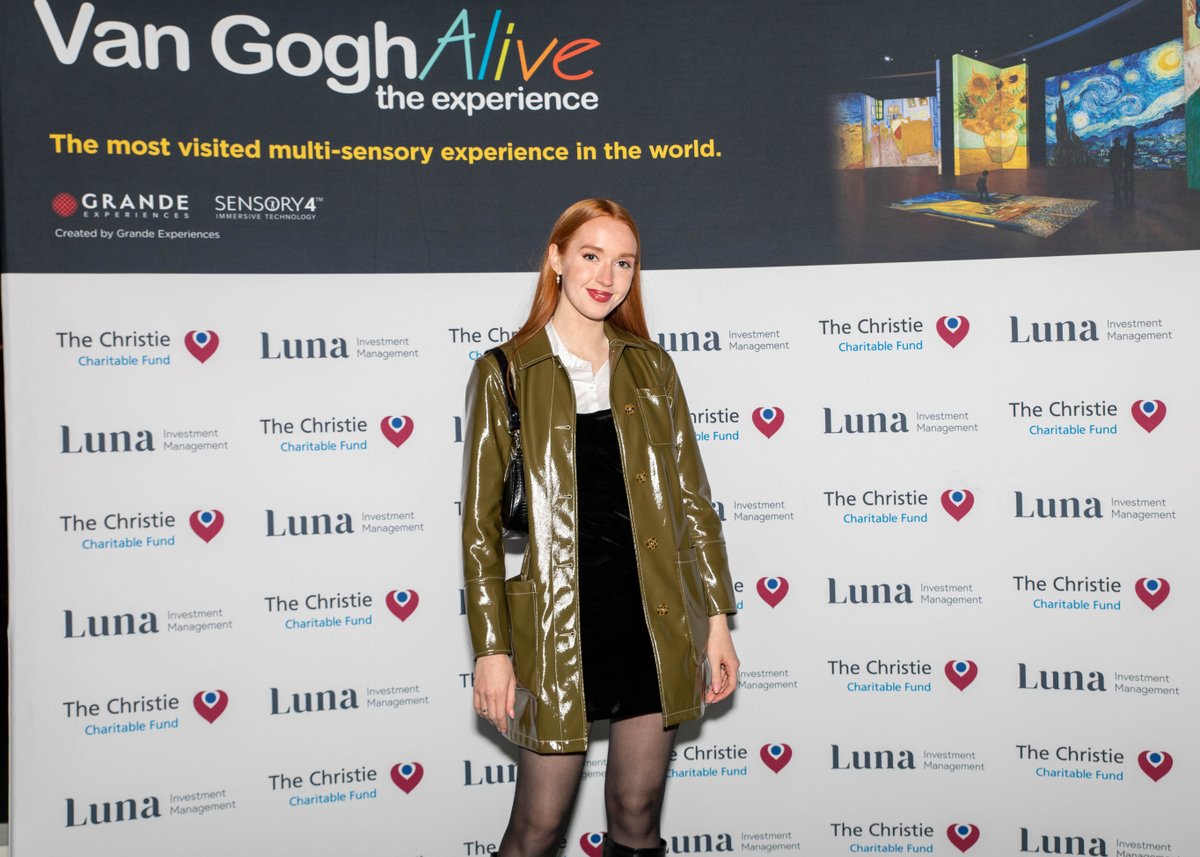 TheChristie's tweet photo. Thank you all who came to the special event last night @VanGoghAliveUK we hope you had a wonderful time.

We were joined by special guests including @jamquinn, @themarkrad, @JessieElland and @JULIEMAL8.

Funds raised will go towards the patient art room at The Christie. https://t.co/7xlLC4BlVw