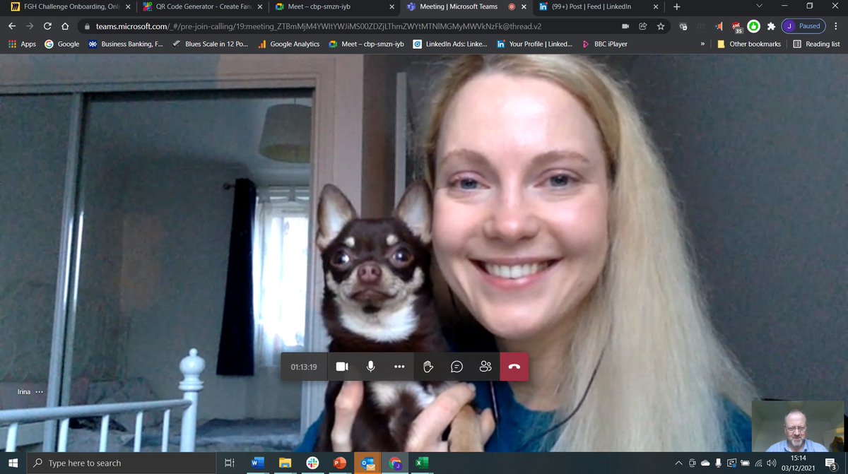 NoFramesDigital's tweet photo. What makes a zoom call even better? Having Luna when presenting the last in 2021 social media report to Joe Henry from @EmberTechnology ๐
#meeting #zoomcall #zoompets #NoFramesXEmberTechnology https://t.co/gkYGCQ0SP8