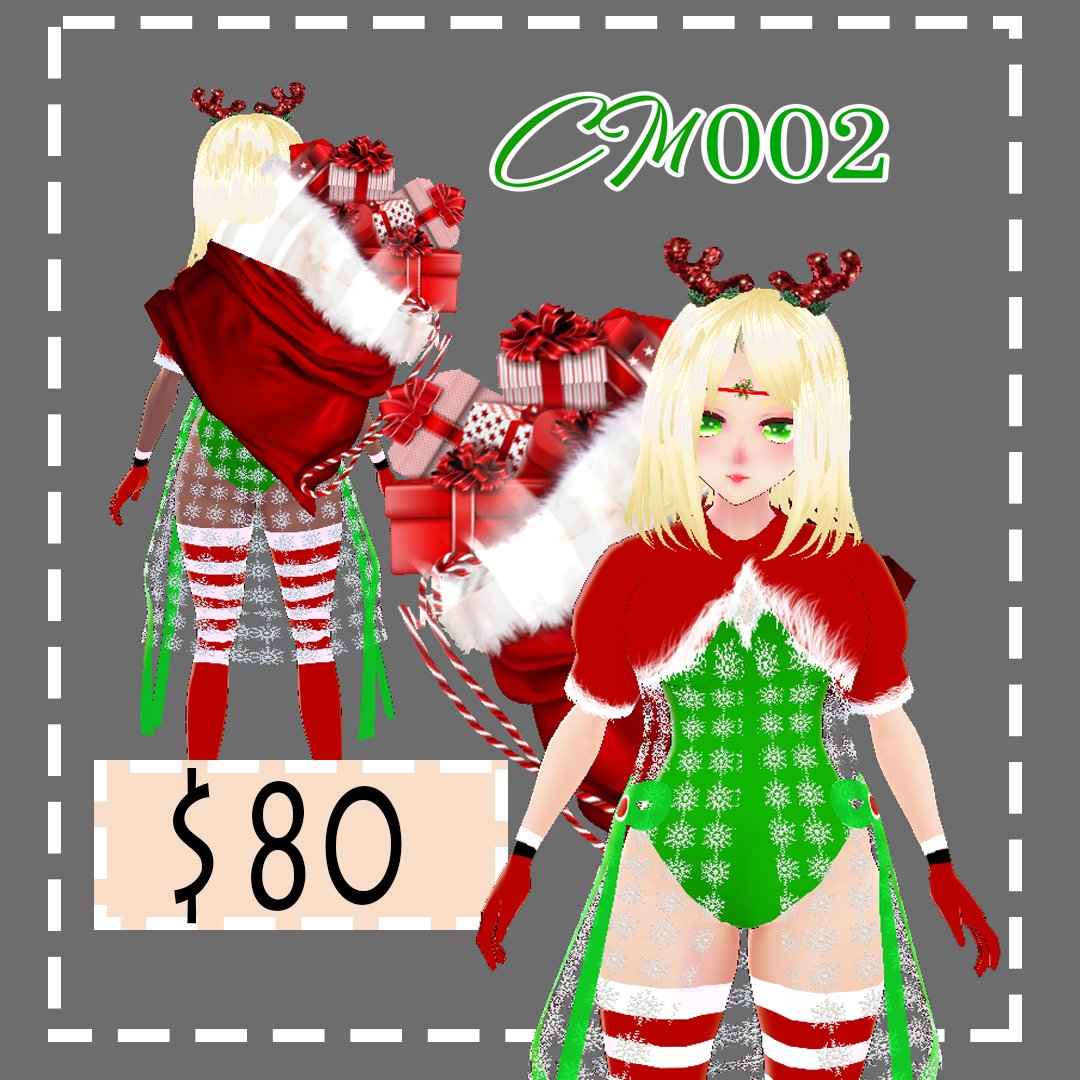 e_gyita's tweet photo. New models and SALE $80!!!! 
Christmas Model Era.
3 colors available
please order this design.
payment via paypal or fiverr (https://t.co/hJLSQjZQQs)
#opencommissions #vtuber #vroid #vroidopencommission #3Danimation #3d #VRoidHub #designstreamer #art #vroidcharacter https://t.co/NVcoPq10Az