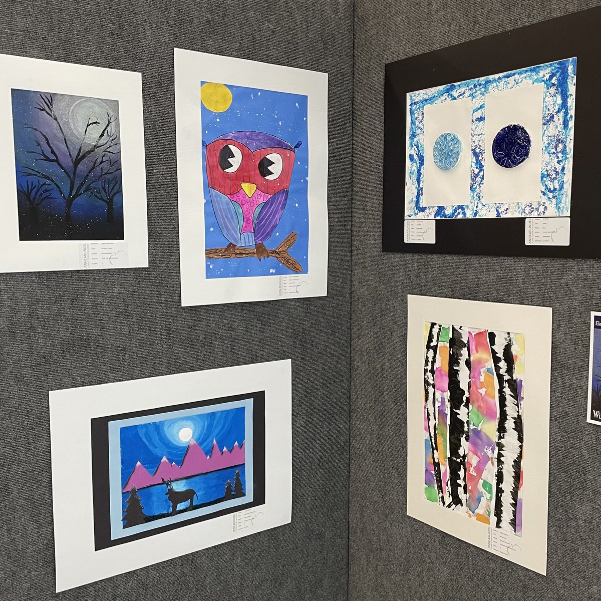 ❄️ WINTER WONDERLAND ❄️ EXHIBIT now on display at the Annapolis Mall!!!⛄️ Stop by to check out stunning winter-inspired artwork created by over 200 AACPS elementary students! Dec 1, 2021 - Jan 6, 2022 ❄️ #AACPSAwesome #AACPSBrightstART