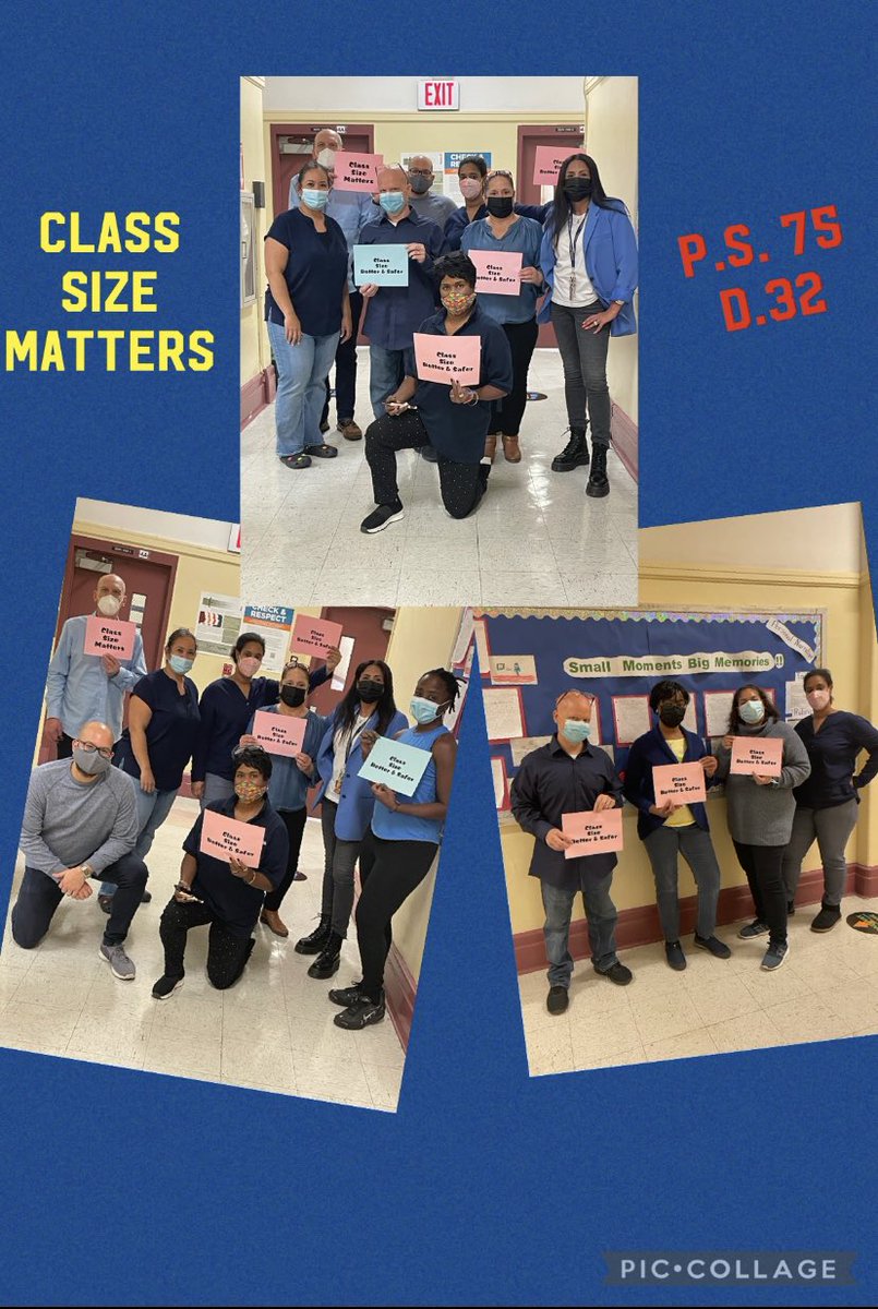 Chapter Leader Debra Elhadri, and the amazing staff at PS 75K understand that #OurKidsNeed smaller class sizes. Why doesn’t @NYCSpeakerCoJo  call a vote?

@UFT @vwilensky1