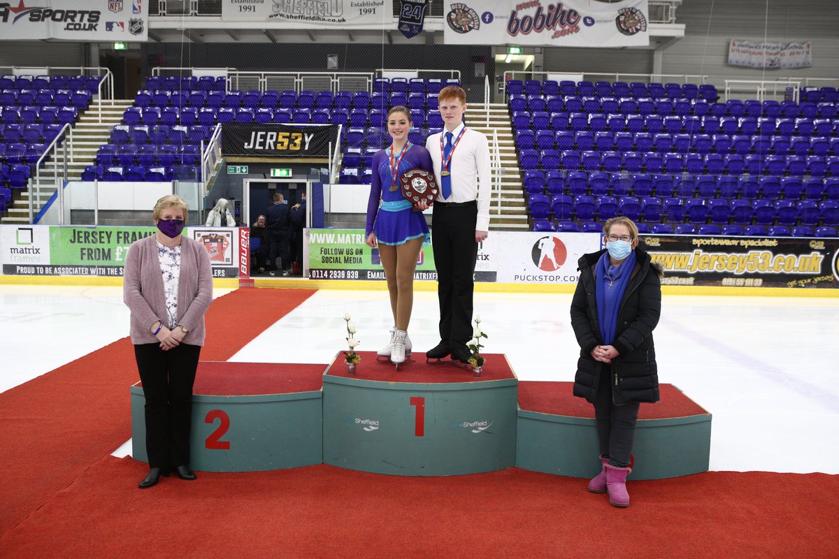 BritishIceSkate's tweet photo. 🏆We had the first Pair on the podium yesterday as Lily Smythe and Oliver Raikes became 2021 Basic Novice Pairs British Champions🏆

#BritishFigureChamps https://t.co/oWpXhxQUgV