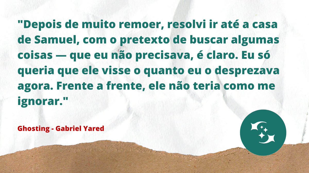 Amanhã, mais conhecido como sábado, vai sair um microconto novinho em folha para os assinantes da Ignoto... 👁️✨ 

O microconto é de ninguém menos que @yaredgabr 

Quer ficar por dentro? Assine a revista: catarse.me/revistaignoto