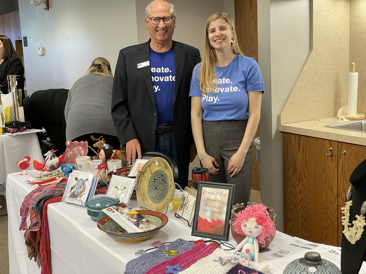 D5Studio's tweet photo. The Firehouse Art Center is at the Chamber Women’s Leadership luncheon providing Oklahoma artist art items being held at Assistance League. You can find these artist items at the Firehouse Gift Shop. @normanfirehouse @ALNnorman https://t.co/pD235BBthb