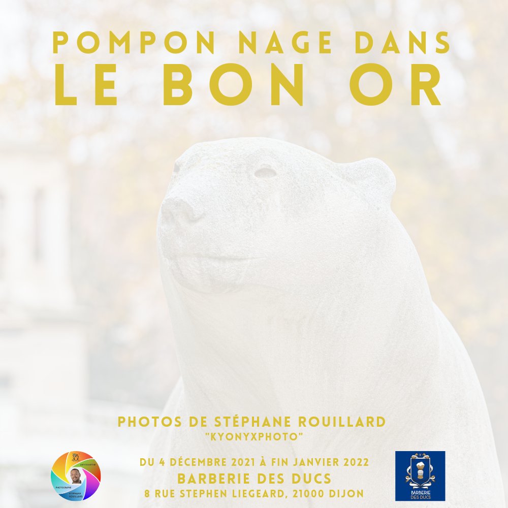 KyonyxPhoto's tweet photo. EXPO - jusqu'à fin janvier 2022

Pompon passe les fêtes de fin d'année et le début de la nouvelle accroché dans un magnifique espace où il pourrait bien y laisser des poils...

#expo #expophotos #pompon #ourspompon #francoispompon #jardindarcy #paysageurbain #sculpture #dijon https://t.co/l5GHKNXKpW