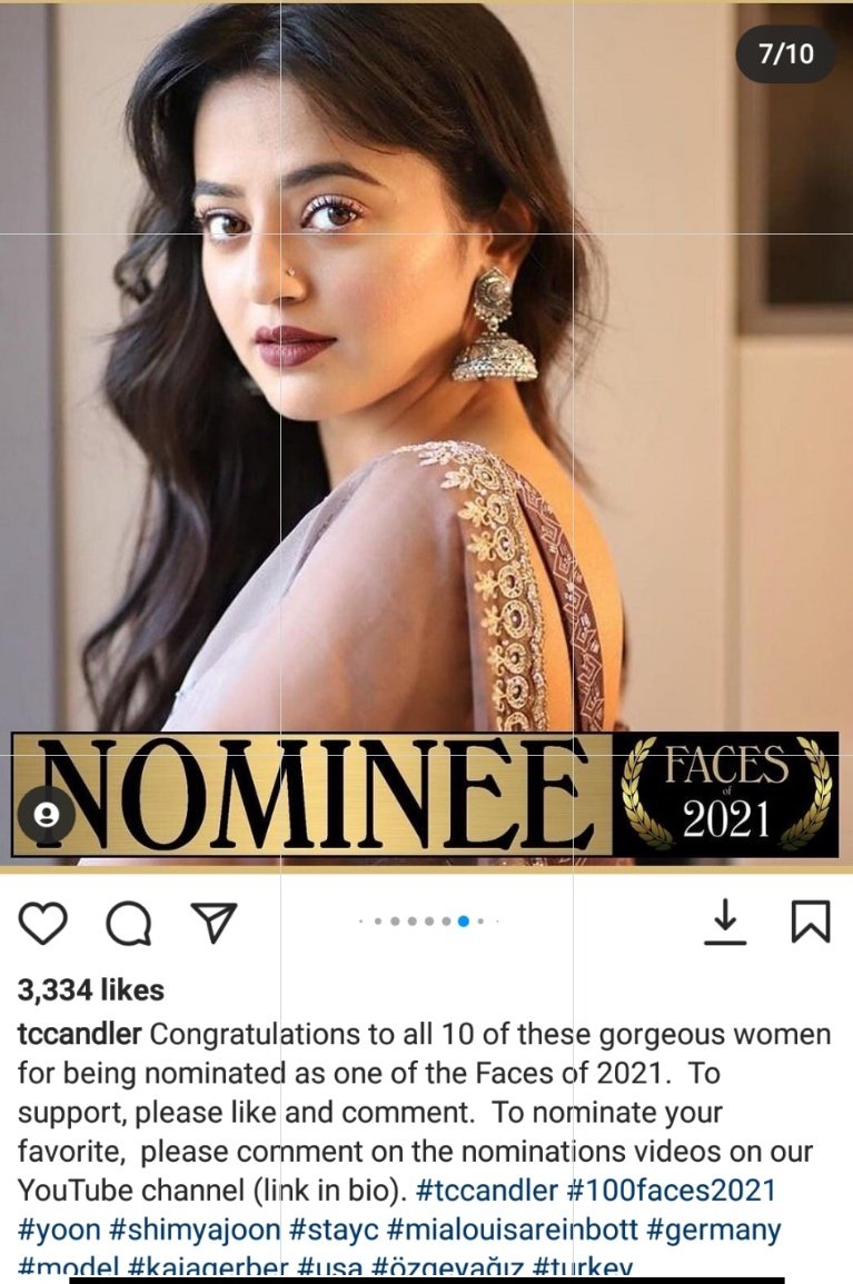 And Hella  is finally nominated for #100mostbeautifulface2021 #100mostbeautifulwomen2021  by official handle of @tccandler 

Many congratulations to @OfficialHelly7  

Finally Something good 😭😭😭💃💃💃💃💃💃

Congratulations to HellyHolics also💃💃💃💃💃
#HellyShah #HellyHolics