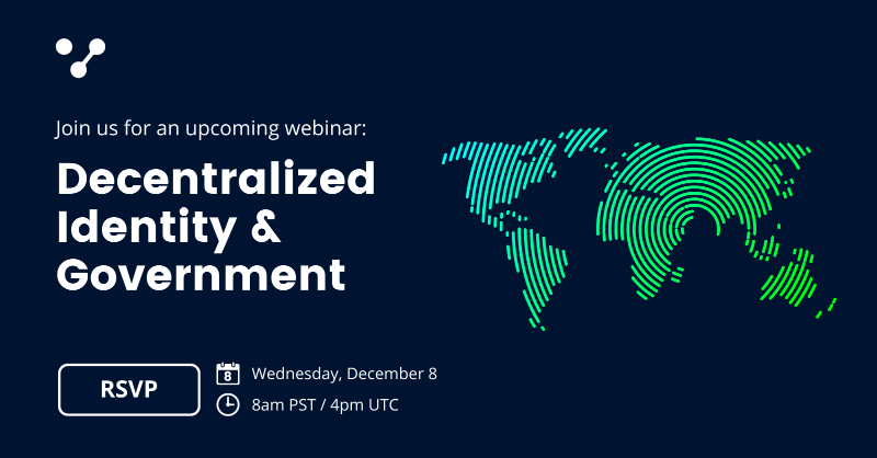 evernym's tweet photo. From the EU Digital Wallet to the Ontario Digital ID Program, government-led initiatives are ushering in a new era of citizen-centric digital identity.

Join us for our next webinar, where we'll discuss a few of these projects and why gov't interest in SSI continues to increase.
