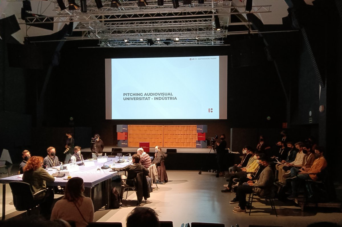 TecnoCampus's tweet photo. 📢Avui @TecnoCampus porta 4 equips a #PitchingAudiovisual de @ClusterAVCat amb un tribunal de luxe: @gamebcn, @game_levelup, @BarspinStudios, @appnormals, @WeAreMelbot, @GeomotionGames amb @marisolbcn presidint la taula https://t.co/ITSdlkrahv