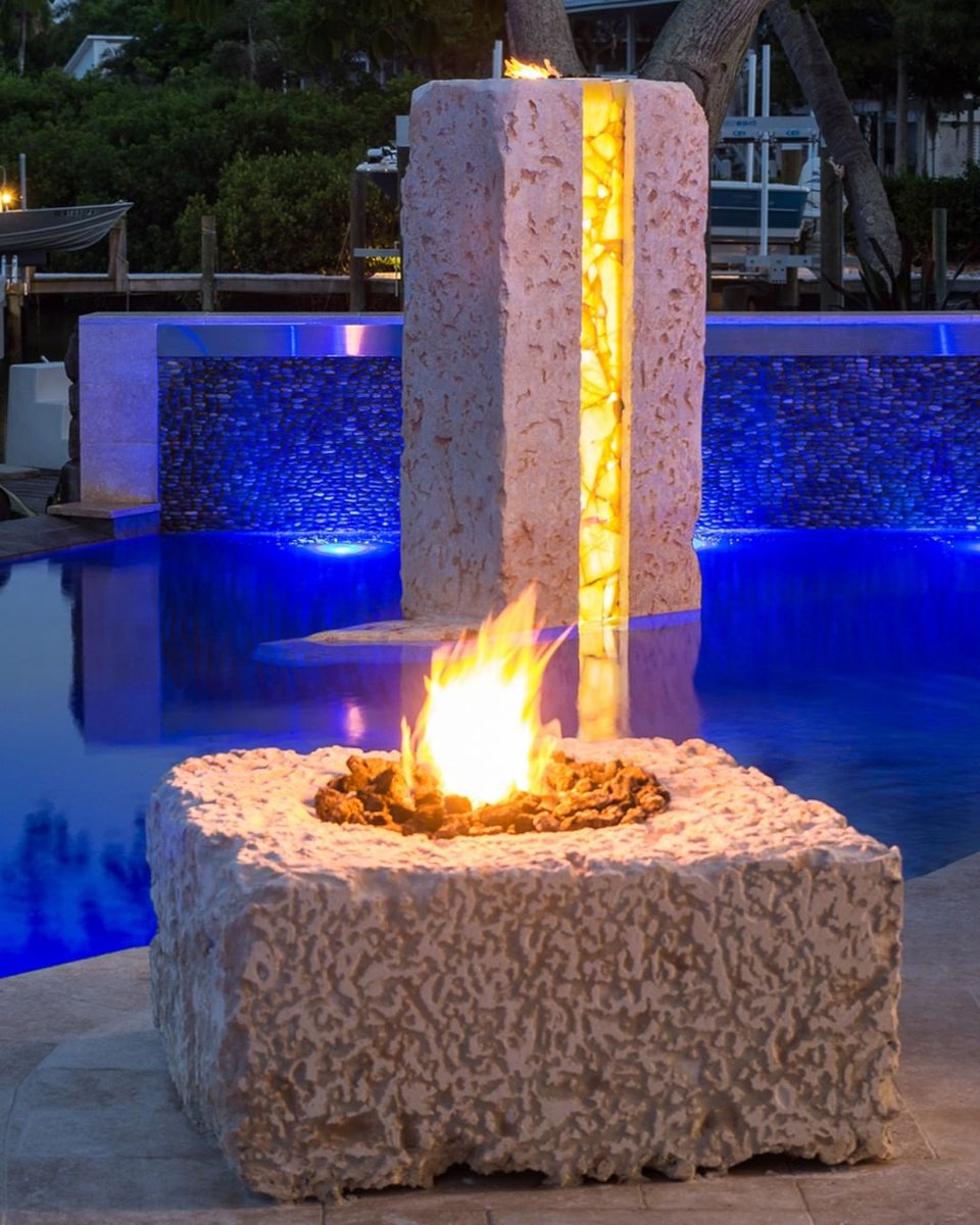 HeathAJordan's tweet photo. #RT @lucaslagoons: #FireFeatureFriday We create a jaw-dropping environment of recreation and relaxation that is 100% customized and unique to every client!

#insanepools #lucaslagoons #fire #firefeature #firepit https://t.co/V2NhOaRC4q