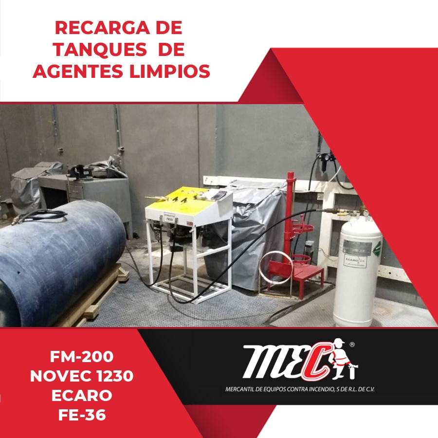 Meccimx's tweet photo. En MECI podemos realizar la recarga de tanques de agentes limpios, como FM-200, Novec 1230, Ecaro, FE-36,etc. Llámanos sin compromiso para una cotización!

📞 (81) 1534-9214 // (81) 1306-7366
📧 ventas@meci.mx

#fm200 #novec1230 #c02 #agenteslimpios https://t.co/jbtH5marSK