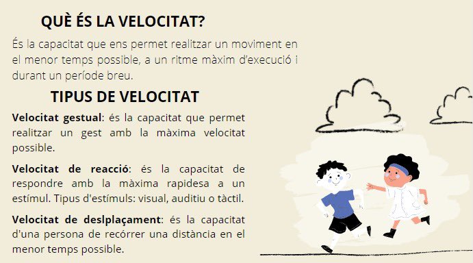 NeusrpUib's tweet photo. A la darrera classe vàrem treballar conceptes com la velocitat. Per recordar alguns d’aquests conceptes he fet aquest Canva, per tenir clar què és i els tipus de velocitat que hi ha. @EFsaludable_UIB #22121_UIB https://t.co/6HId6L7eBc