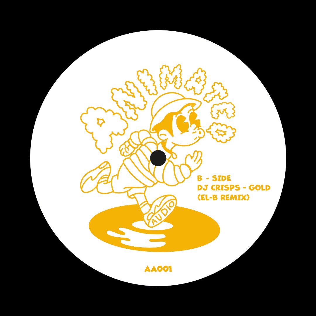 ⁦<a href="/animatedaudio/">animatedaudio</a>⁩ AA001 up for presale now! DJ Crisps - Gold + remix from ⁦<a href="/ELB_GHOST/">EL-B</a>⁩ 

animatedaudiomusic.bandcamp.com/merch/dj-crisp…