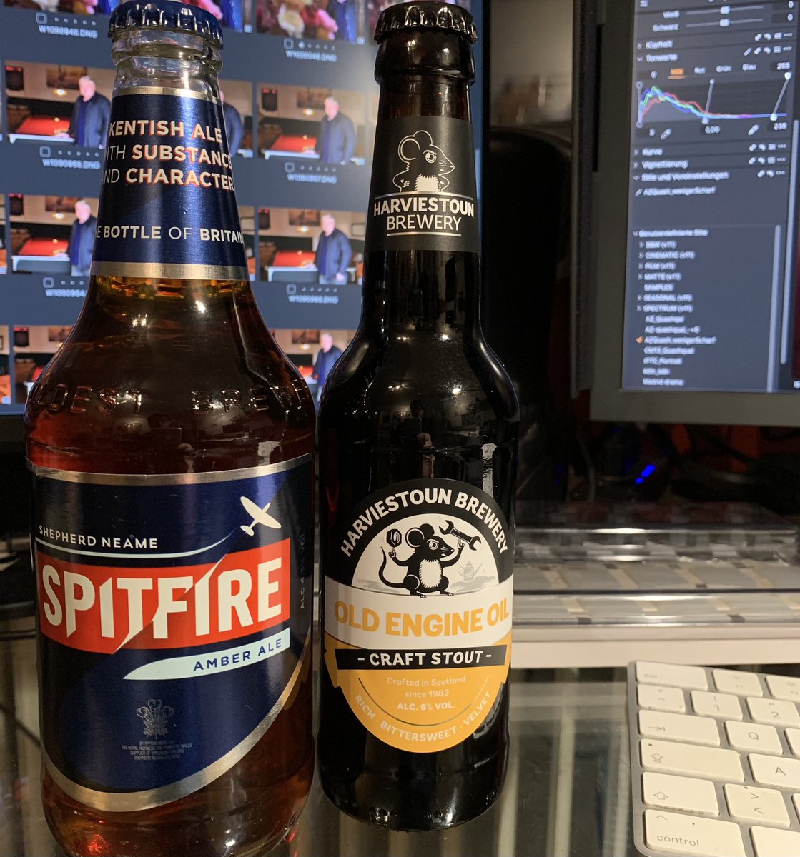 realwim's tweet photo. Sind das mal schicke Namen für (hoffentlich) leckere Biere?
#beer #spifire #oldengineoil https://t.co/OqNkE42EA6