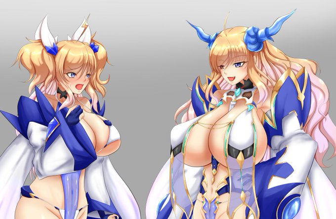 きらら先輩を見て驚いてるきらら先輩の絵
#鬼崎きらら
#対魔忍RPG 