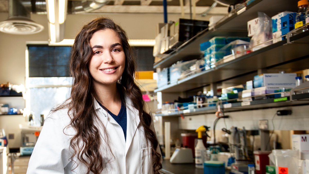 MSU_Grad_School's tweet photo. Stephanann Costello, has been awarded the INBRE Native American Graduate Fellowship.  She is continuing her research of the rare neurodegenerative disease Familial dysautonomia (FD).

Congrats, Stephanann!

#MSUGradSchool #gradlife #academicsuccess https://t.co/64r26b3xMM