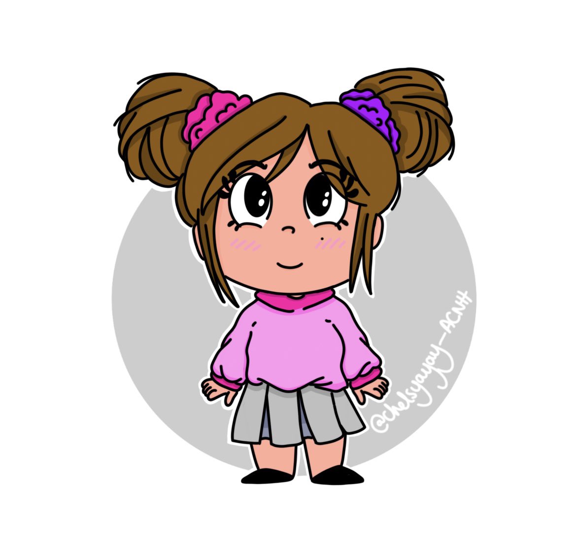 chelsdoesdoodle's tweet photo. #NewProfilePic so happy with how this turned out!! 😁 gonna add a villager in the next one i do i think ✨ https://t.co/o3eBRrPW80