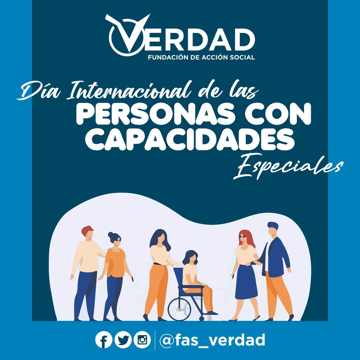 Celebramos hoy a las personas con capacidades especiales, una verdadera inclusión es esencial para el respeto a los derechos humanos, el desarrollo sostenible, la paz y la seguridad.
