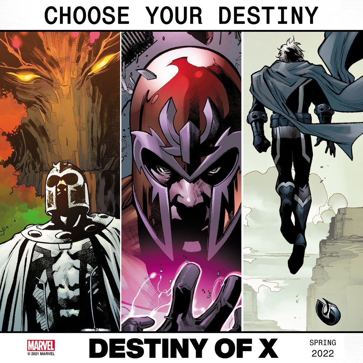 Choose your destiny. ❌ What future lies ahead in #DestinyofX?