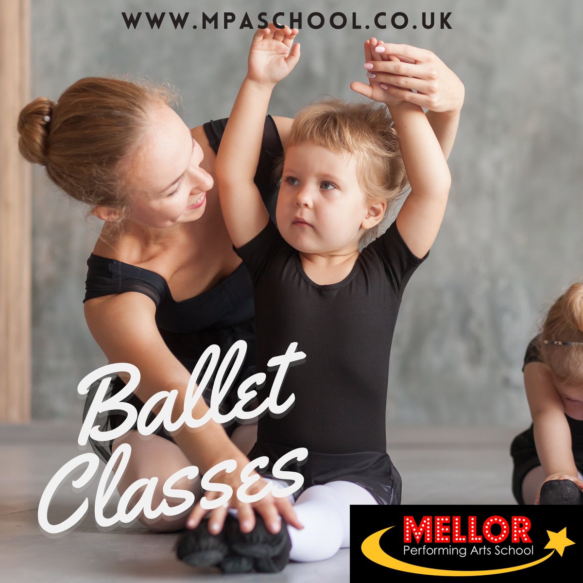 🩰 CHILDREN’S BALLET CLASSES 🩰 
It helps children develop their strength and stamina by improving co-ordination, flexibility and range of motion throughout the whole body.

Sign them up to join in January whilst our books are open.

For more info head to MPASchool.co.uk