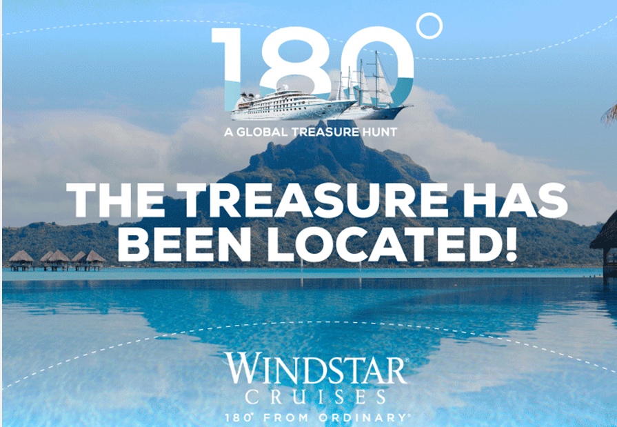 WindstarCruises's tweet photo. Congratulations John Stevens! He and a friend are going to Tahiti on a Windstar cruise to retrieve an extraordinary treasure.
Although you didn’t win, you can still book a Tahitian getaway on our website: https://t.co/nOekcgiHJW
#Windstar Cruises #Taihti #TreasurehuntWinner https://t.co/kfq4sc3qnF