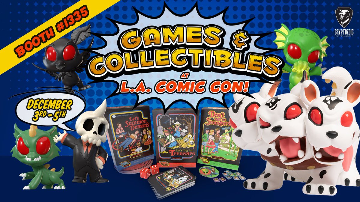 Damnation is here! This figure was created exclusively for LACC (Dec 3-5) and will be available at Cryptozoic’s Booth #1335 during the show. Starting NOW, we are also selling a limited quantity on the Cryptozoic Shop!

bit.ly/DamnationLACC2…