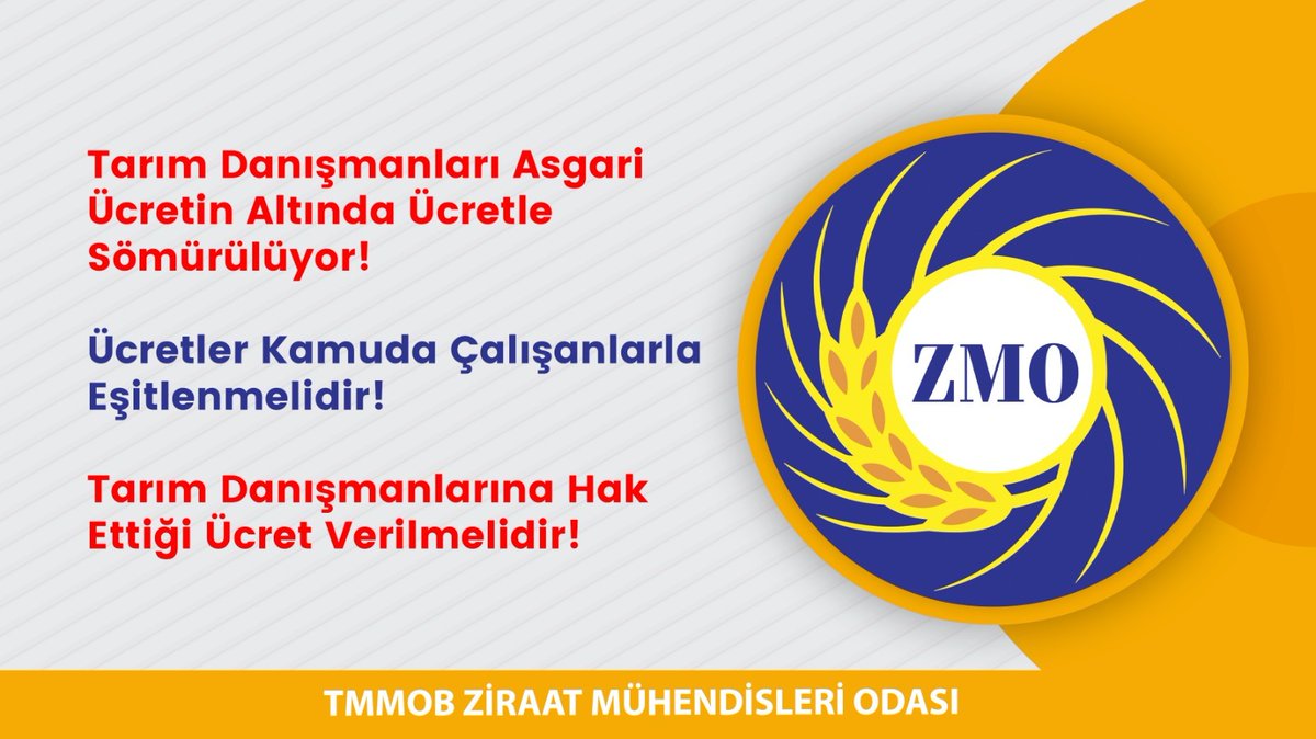 #çözümistiyoruz #atamahaktır <a href="/TMMOBZMO/">TMMOB Ziraat Mühendisleri Odası</a>  <a href="/TMMOB1954/">TMMOB</a> <a href="/TCTarim/">T.C. Tarım ve Orman Bakanlığı</a>