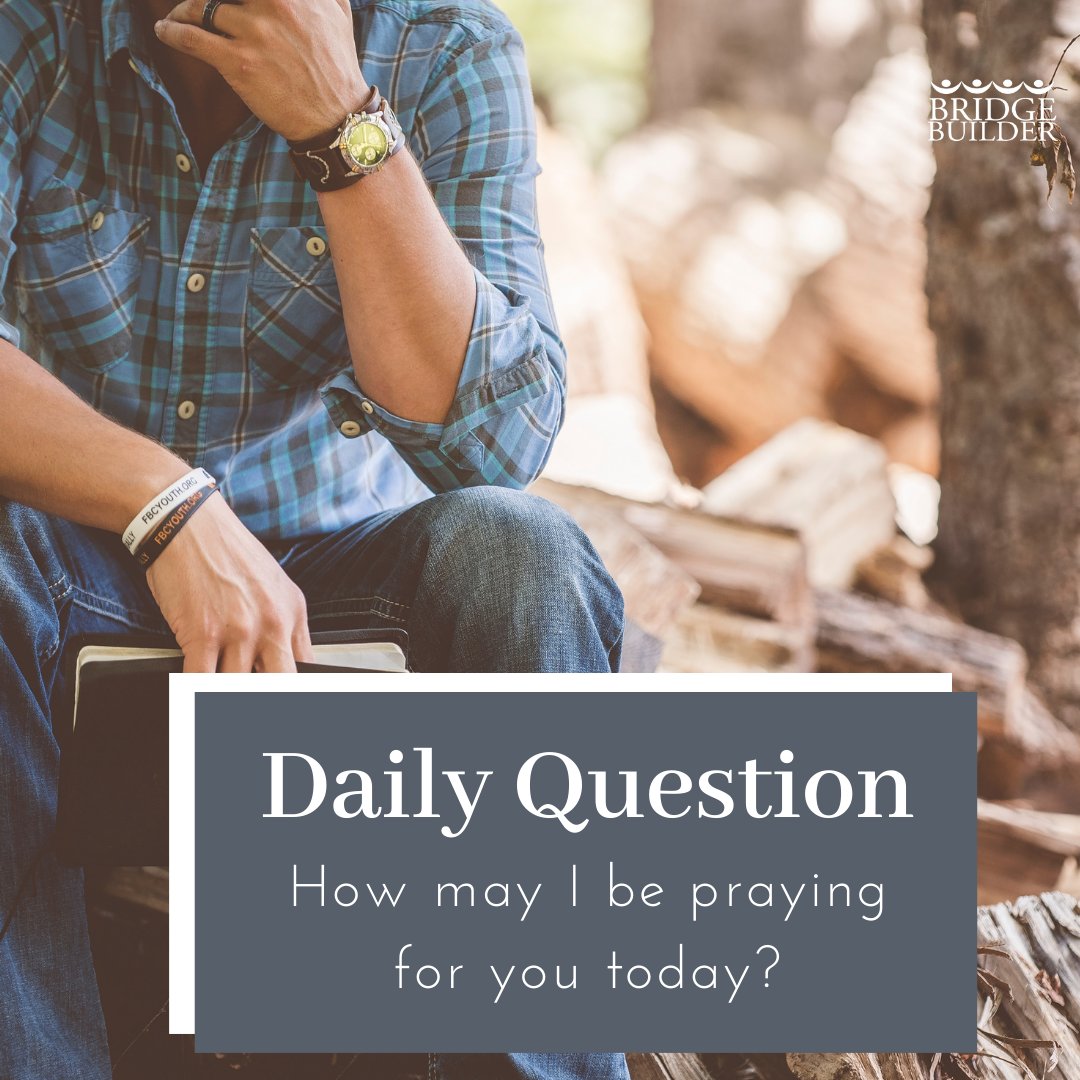 BridgeBuilderMM's tweet photo. What if you could ask one simple question of your wife every day that would change everything?  Would you ask it? 

Husbands, start each day by asking your wife this simple question: "How may I be praying for you today?" Then actually pray for your spouse.  Things will change. https://t.co/nu2vwcEkx2